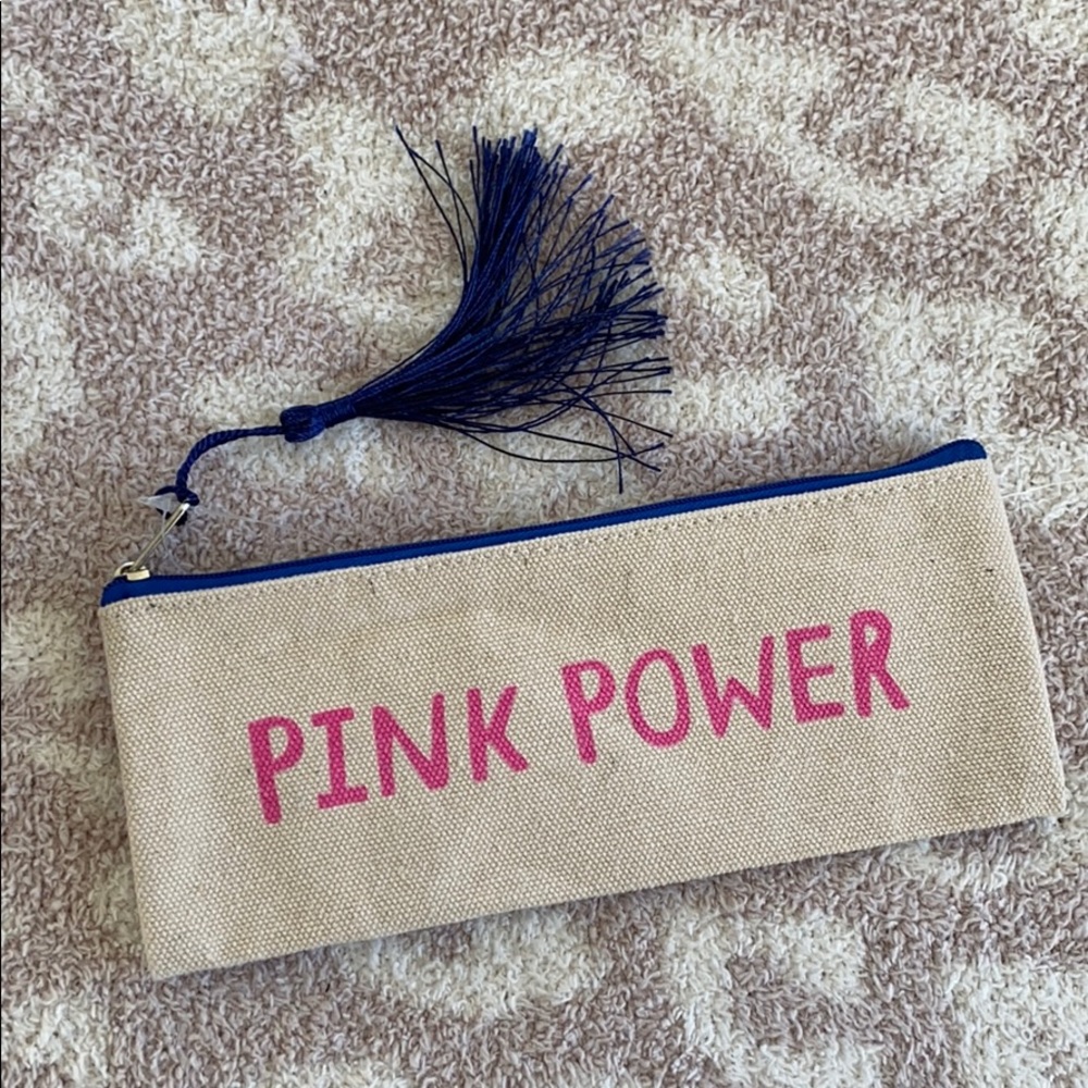 Pink Power Zip Pouch